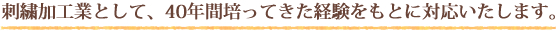 �h�J���H�ƂƂ��āA40�N�Ԕ|���Ă����o�������ƂɑΉ��������܂��B